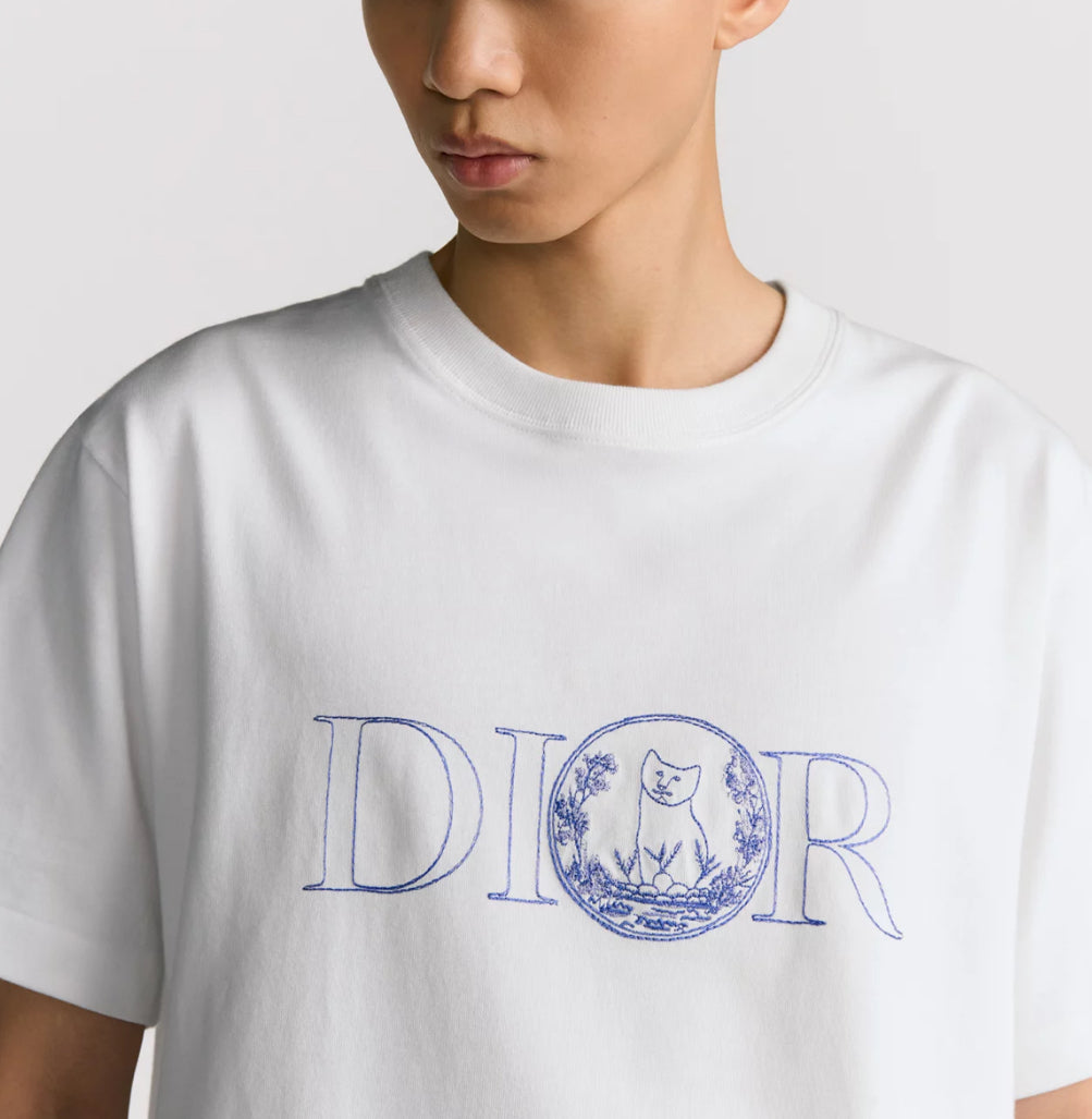 Dior 583J696C0554,Dior t-shirt white mens,Dior T-Shirt blue mens,Dior tee white men, Dior T- shirt on sale,Dior T- shirt outl