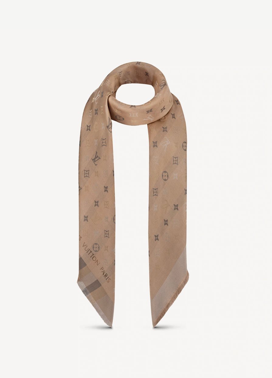 Louis Vuitton So Shine Monogram Shawl
