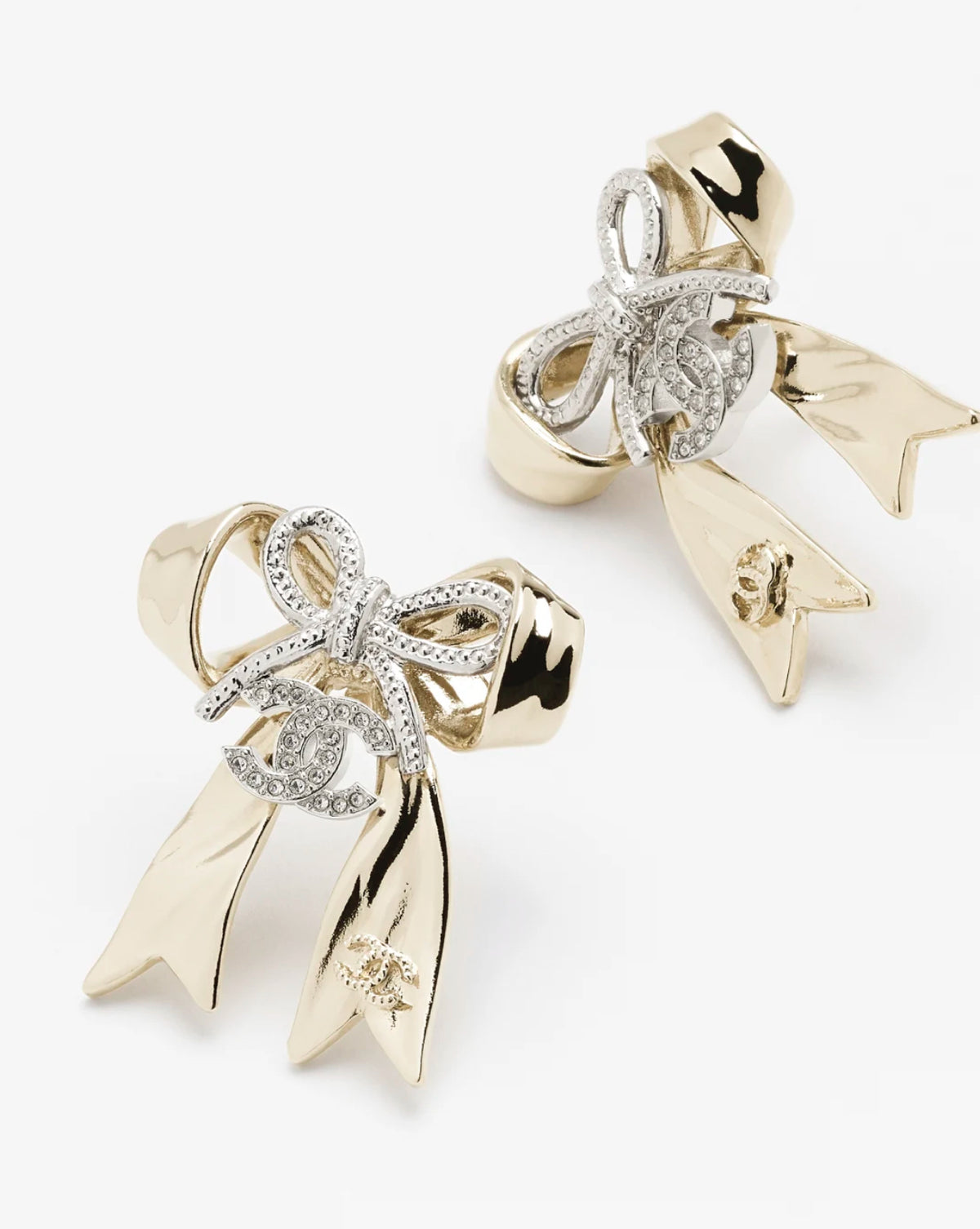 Chanel ribbon earrings,Chanel ribbon studs,Chanel earrings,Chanel earrings sale,Chanel studs,Chanel sale