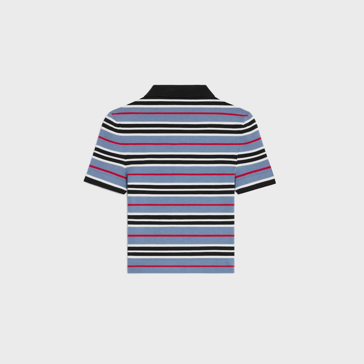 Celine RY0BY886Z.GAN5,Celine cropped polo in striped,Celine cropped polo shirt,Celine cropped striped polo shirt,Celine polo