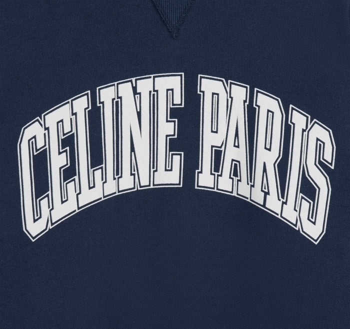 Celine oversized sweatshirt in cotton fleece