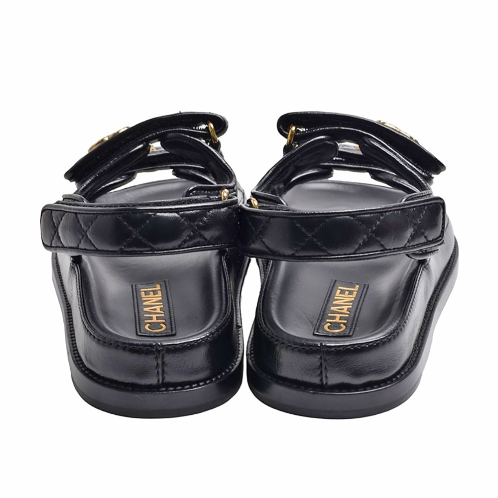 Winniemodo,Winniemodony,Chanel G35927,Chanel dad sandals black,Chanel dad sandals black sale,Chanel sandals sale,Chanel sanda