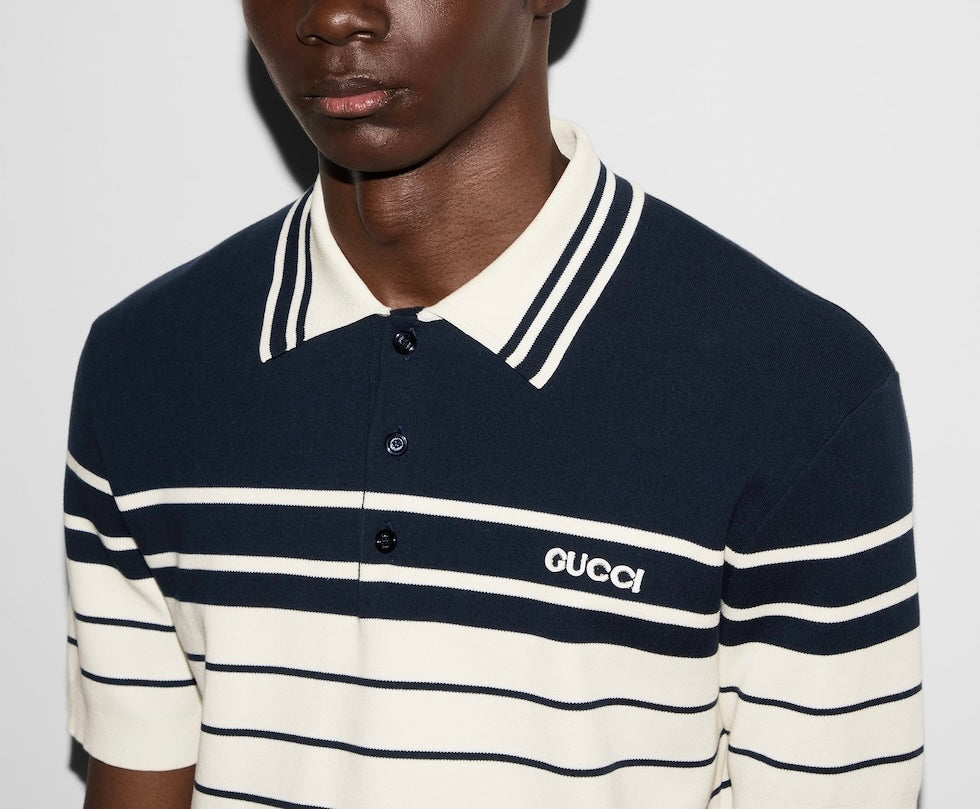 Gucci 811409 XKEJ9,Gucci polo shirt,Gucci striped polo shirt,Gucci striped polo shirt mens,Gucci polo shirt mens,Gucci polo s