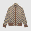 Gucci 774128Z8BEB,Gucci zip up jacket,Gucci monogram jacket,Gucci monogram zip up jacket men,Gucci jacket mens,Gucci jacket,G