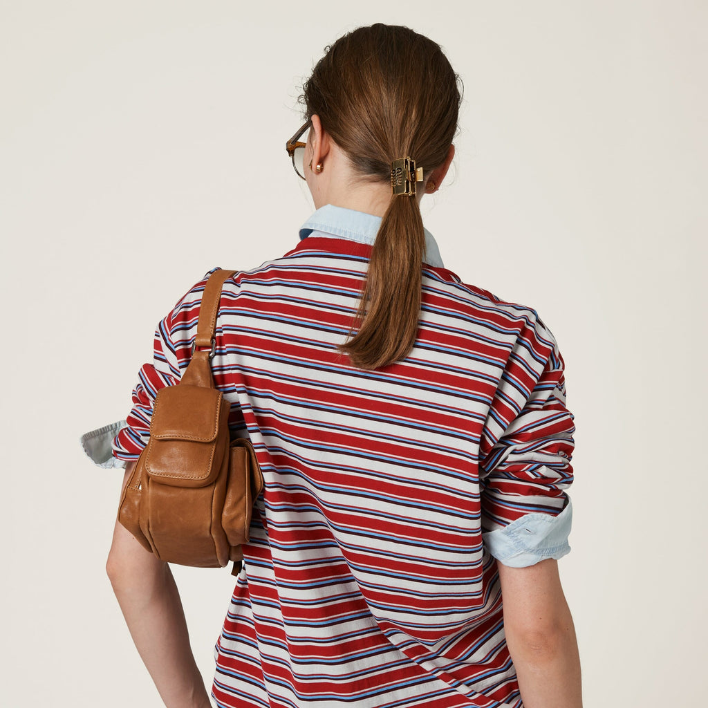 Miu Miu Long sleeved cotton jersey T-shirt, Miu Miu MJL01414RTSOOO, Miu Miu T-shirt on sale, Miu Miu T-shirt authenticity, Mi