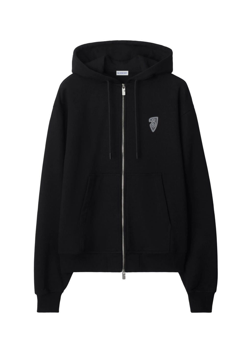 Burberry 8104905,Burberry EKD cotton jacket,Burberry EKD black jacket,Burberry black jacket,Burberry zip up jacket,Burberry b