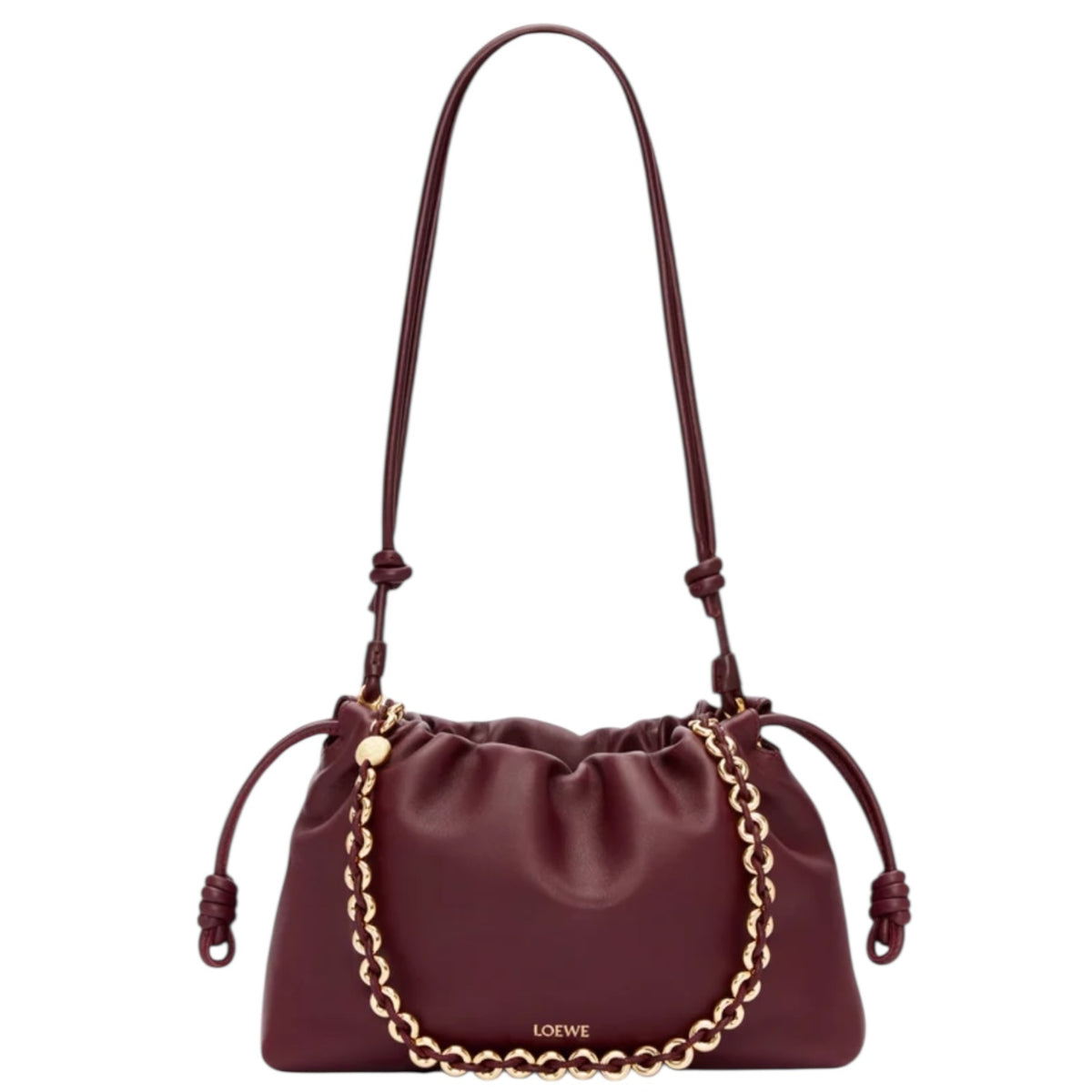 Loewe Medium Flamenco purse, Loewe Medium Flamenco bag, Loewe Flamenco bag, Loewe burgundy flamenco bag, Loewe Medium Flamenc