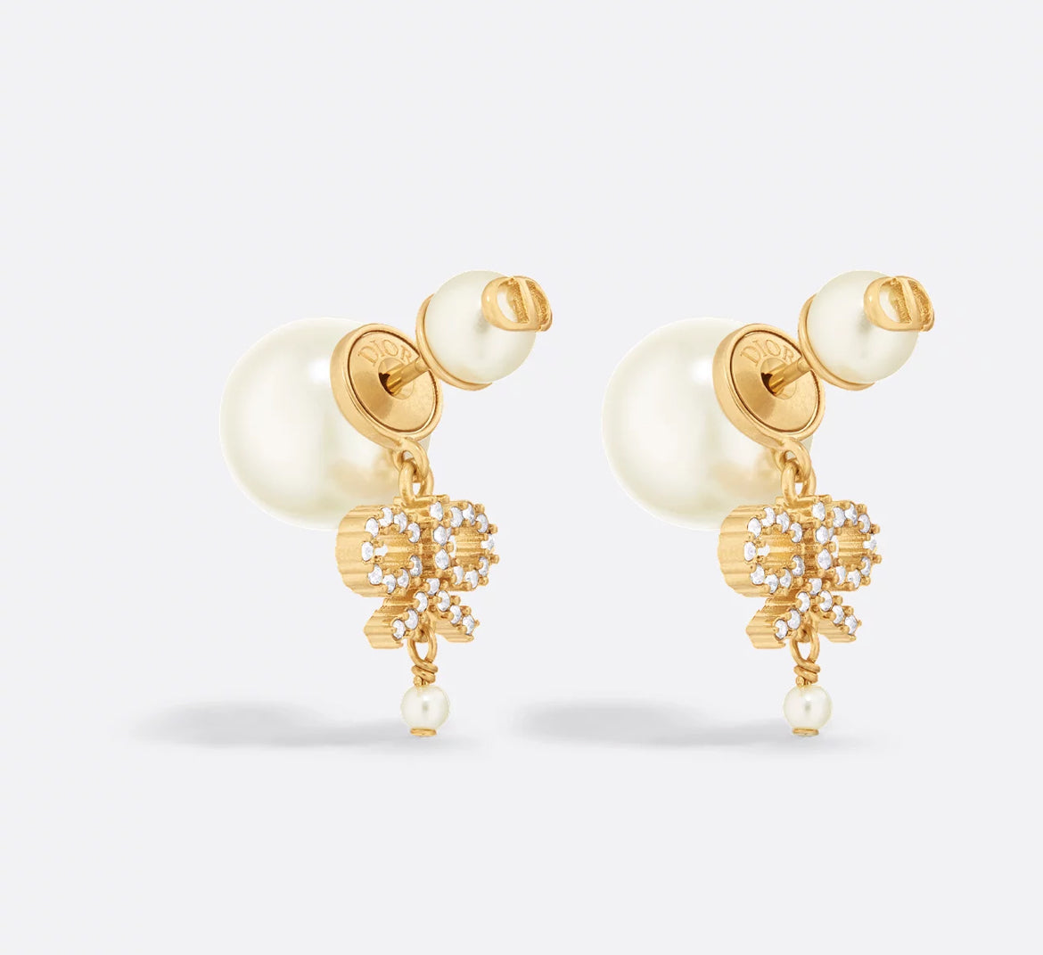 Dior tribales earrings,Dior pearls bow earrings,Dior pearls bow charms earrings,Dior pearls earrings,Dior cd pearls earrings,