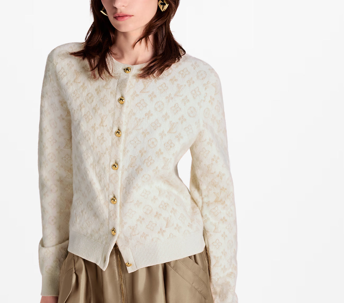 Winniemodo,Winnie modo,Louis Vuitton 1AJFRV,LV 1AJFRV,Louis Vuitton monogram cardigan,Louis Vuitton cardigan sale.LV cardigan