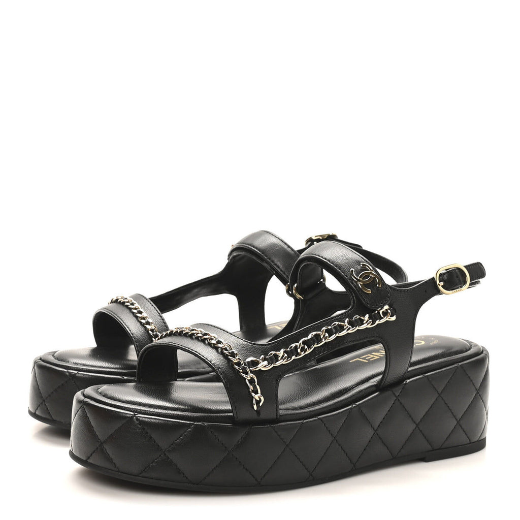Winniemodo,Winniemodony,Chanel G46300,Chanel sandals,Chanel platform sandals Chanel shoes sale,Chanel shoes discount,Chanel d