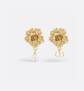 Dior Jardin de Dior earrings,Dior flower earrings,Dior peony earrings,Dior earrings 2025,Dior gold earrings,Dior pearl earrin