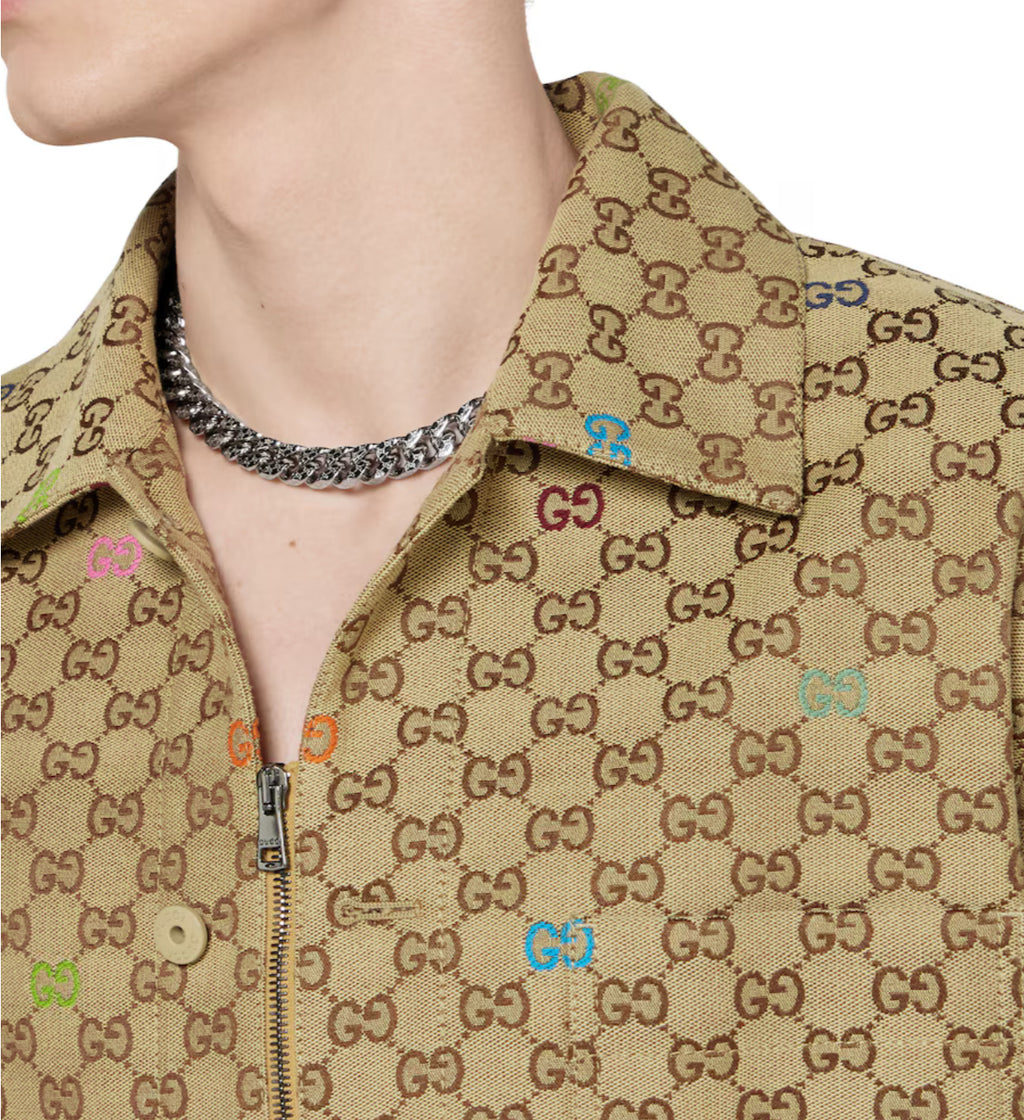 Winniemodo,Winnie modo,Gucci 833305 ZAS81,Gucci GG canvas jacket,Gucci monogram jacket,Gucci jacket,Gucci jacket sale,Gucci j