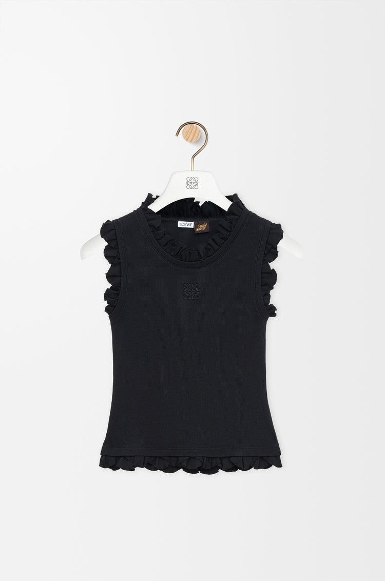Winniemodo,Winniemodony,Loewe S616Y23X53,Loewe top,Loewe vest,Loewe clothes sale,Loewe vest discount,Loewe womenswear outlet,