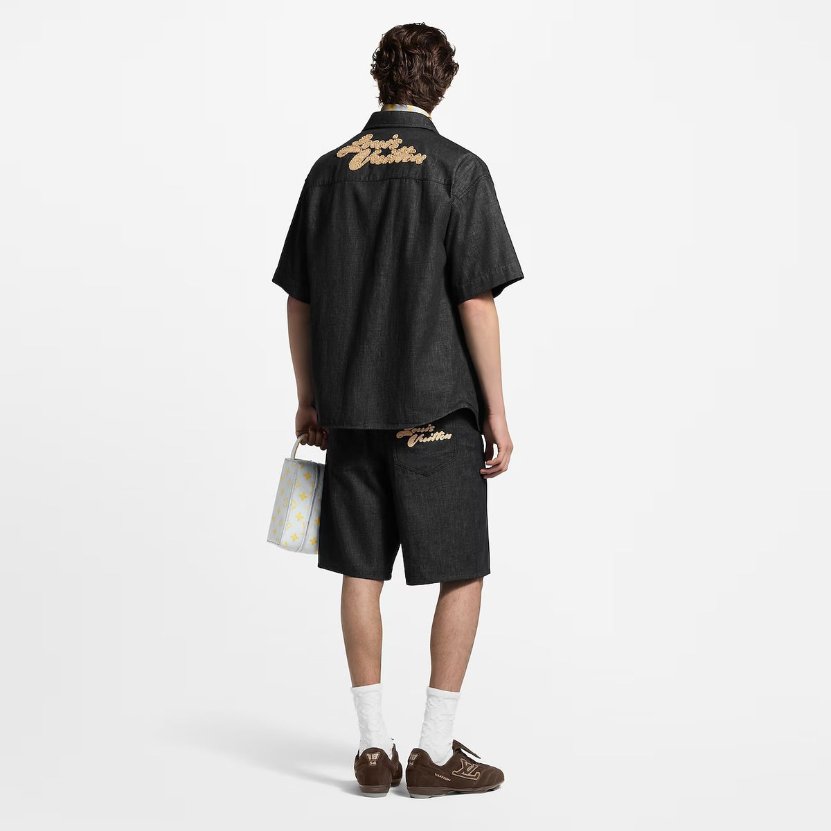 Winniemodo,Winnie modo,Louis Vuitton 1AHVC4,LV 1AHVC4,Louis Vuitton chambray shorts,LV chambray shorts,Louis Vuitton shorts,L