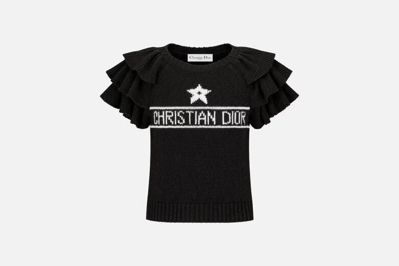Dior sweater with ruffles,Dior sweater,Dior sweater on sale,Dior sweater outlet,Dior sweater discount shop,Dior sweater onlin