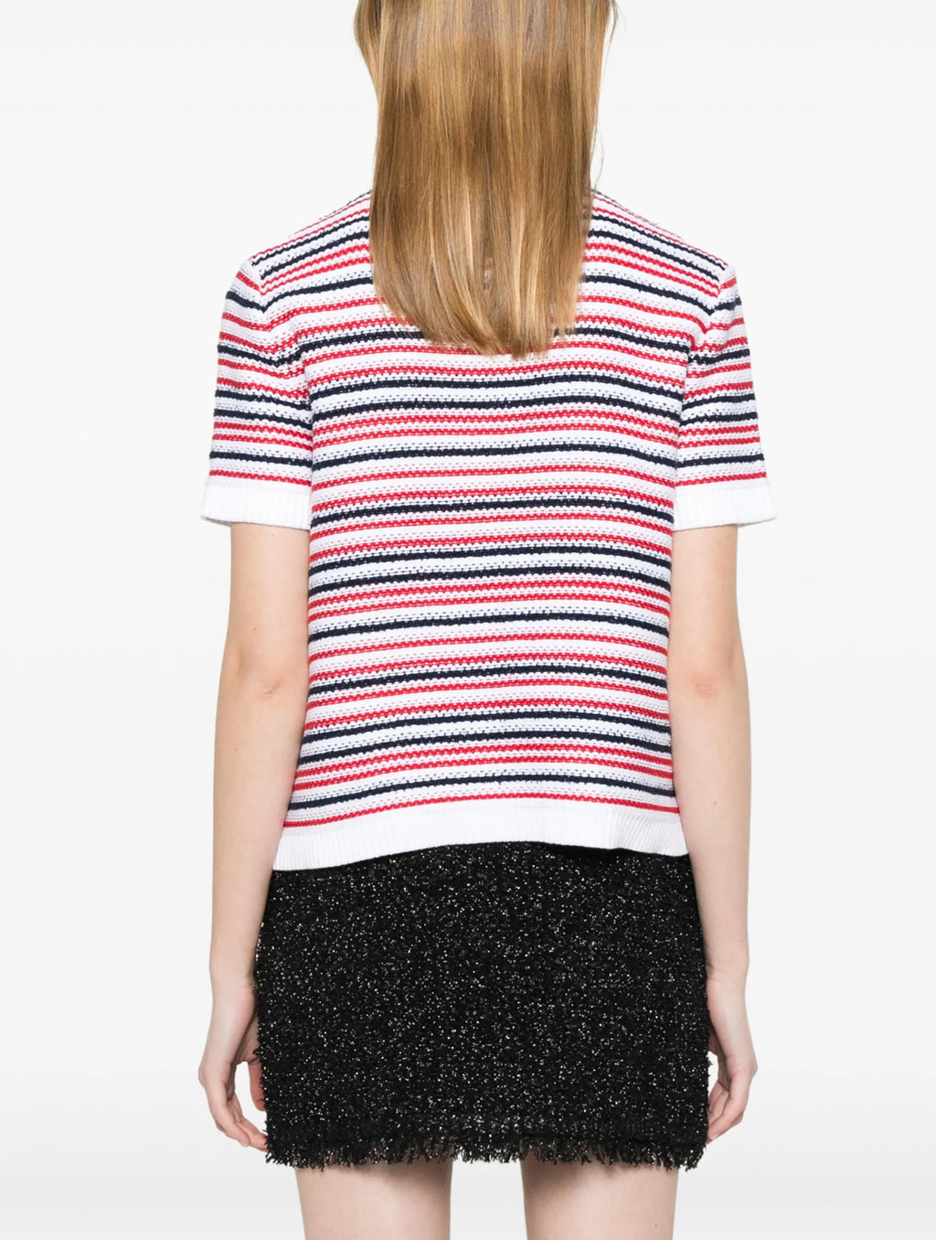 Gucci 818611XKENN,Gucci striped shirt,Gucci striped womens shirt,Gucci striped short sleeve shirt,Gucci womens shirt,Gucci sh