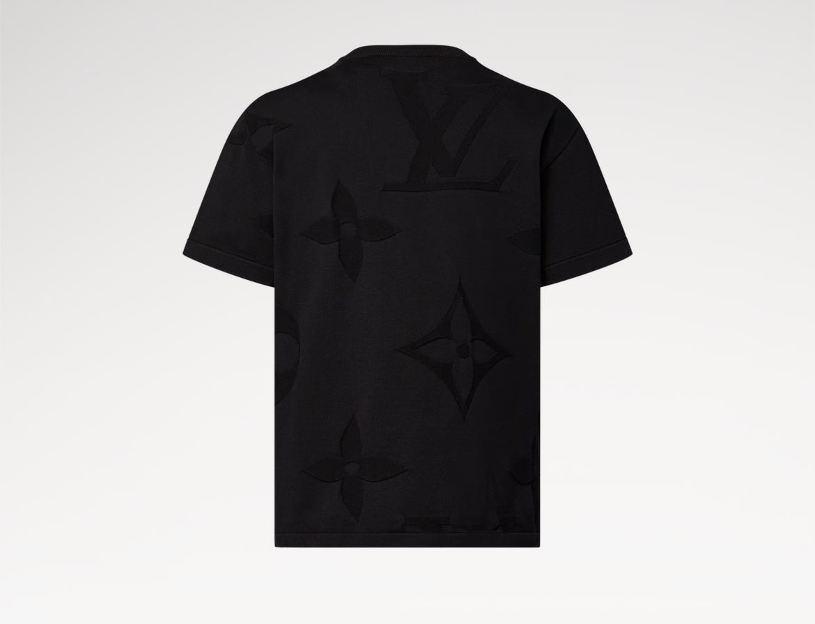 Louis Vuitton 1AFYEW,LV 1AFYEW,Louis Vuitton monogram short sleeved cotton crewneck,LV monogram short sleeved,Louis Vuitton b
