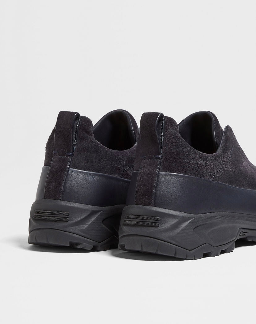 Winniemodo,Winniemodony,Zegan S7008Z,Zegna triple stitch sneakers, Zegna triple stitch sneakers sale,Zegan sneaker suede navy