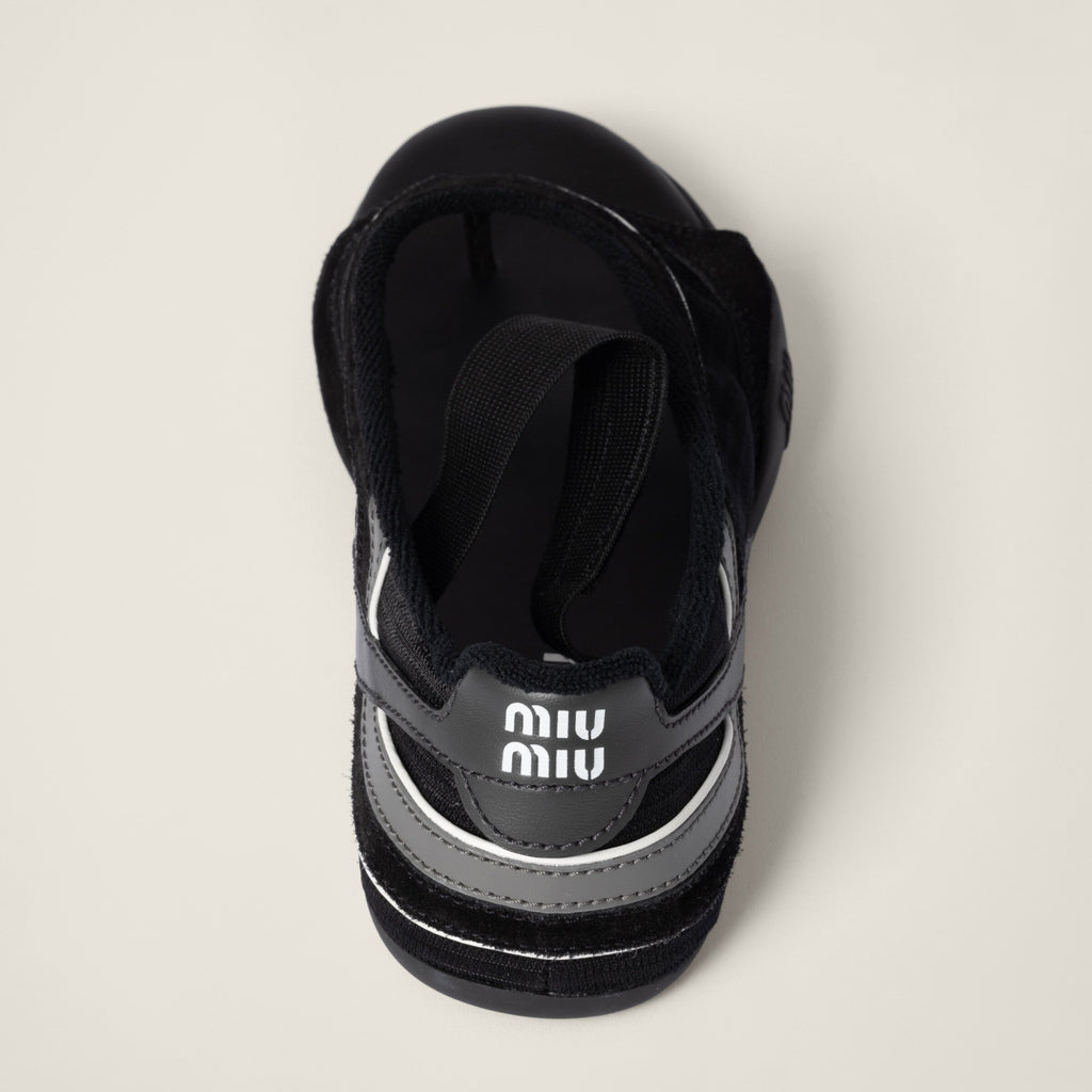 Winniemodo,Winnie modo,MIU MIU 5Y426E,Miu Miu gymnasium technical fabric thong ballerinas,MIU MIU thong ballerinas,MIU MIU sn
