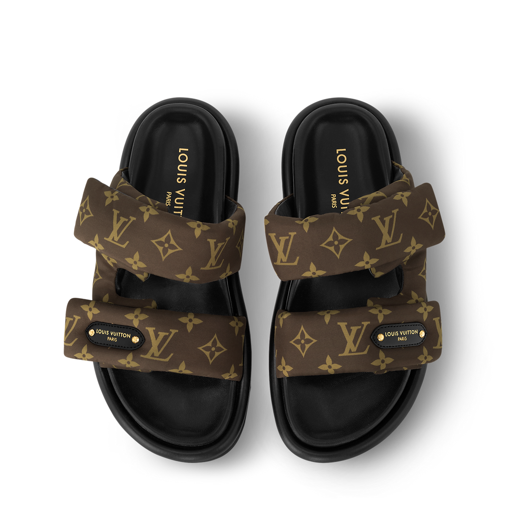 Winniemodo,Winniemodony,Louis Vuitton 1AHMDL,LV 1AHMDL,Louis Vuitton flat mule,LV flat mule,Louis Vuitton flat women,Louis Vu