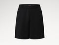 Louis Vuitton 1AGTT9,LV 1AGTT9,Louis Vuitton LV jersey shorts,Louis Vuitton black shorts,Louis Vuitton black men’s shorts,LV