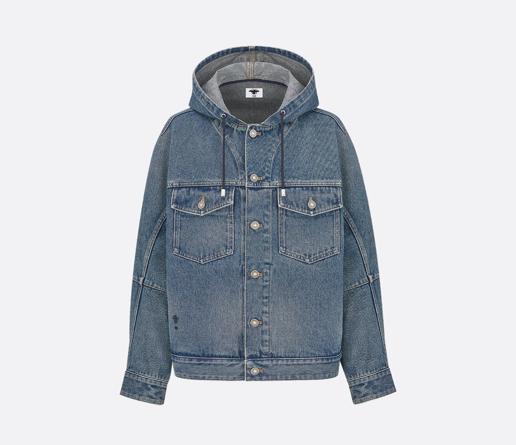 Dior 522V46A3046,Dior oversized jacket,Dior oversized mens jacket,Dior mens blue jacket,Dior jacket 2025ss,Dior oversized blu