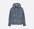 Dior 522V46A3046,Dior oversized jacket,Dior oversized mens jacket,Dior mens blue jacket,Dior jacket 2025ss,Dior oversized blu