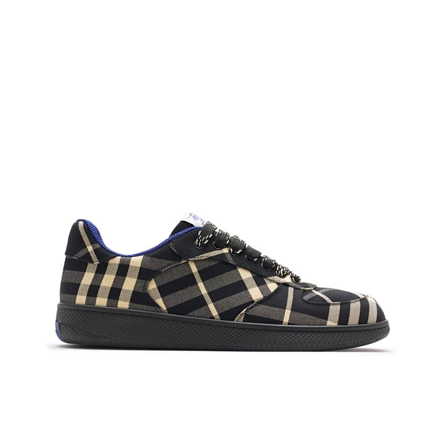 Burberry 80953701,Burberry Check Terrace Sneakers,Burberry checkered sneaker,Burberry check sneaker,Burberry black check snea