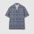 Gucci 794907Z7AJO,Gucci poplin shirt,Gucci graphic shirt,Gucci short sleeves shirt,Gucci graphic shirt mens,Gucci short sleev