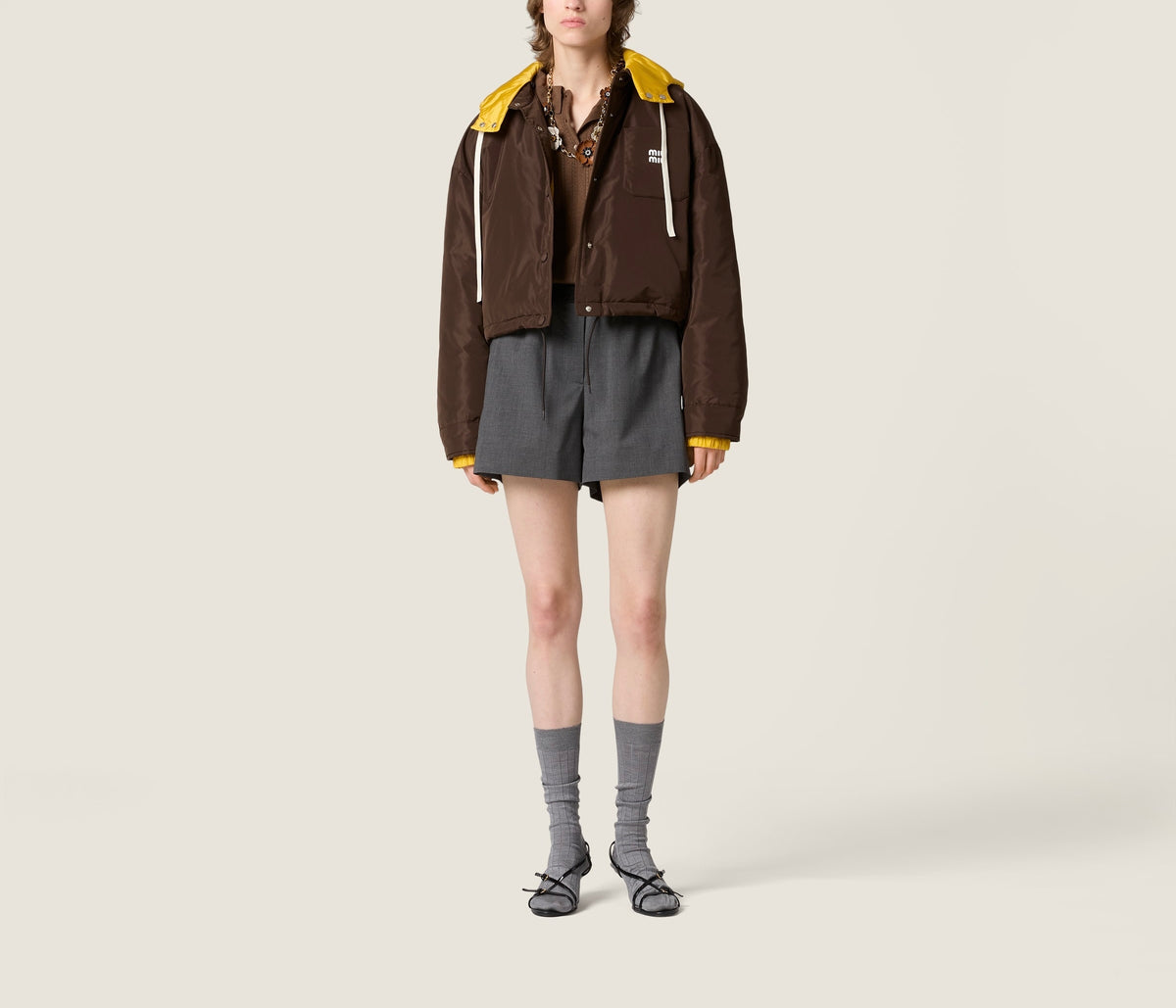 Winniemodo,Winnie modo,MIU MIU ML1315,Miu Miu Technical down jacket,Miu Miu down jacket,Miu Miu down jacket sale,Miu Miu down