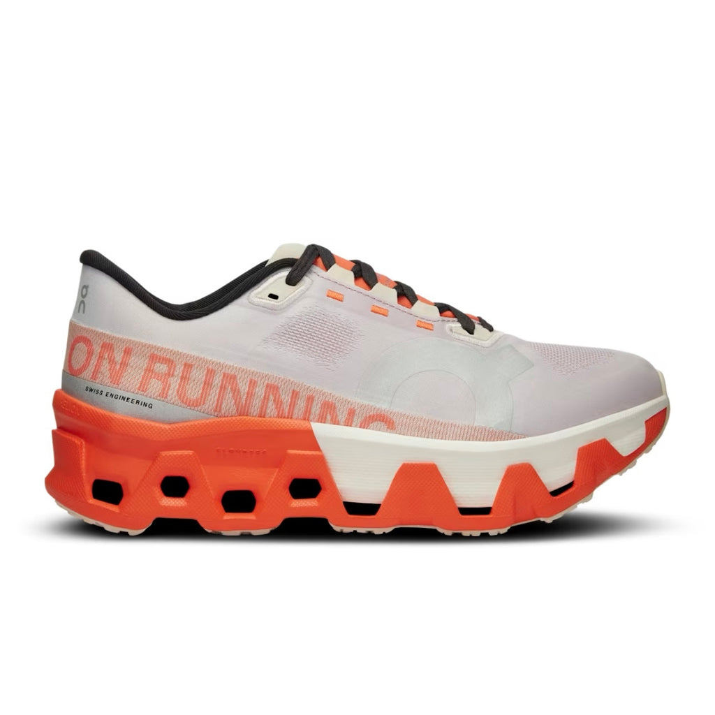On Cloudmonster Hyper Sneaker,On Cloudmonster Hyper running shoes,On Cloudmonster Hyper white orange,On running womens sneake