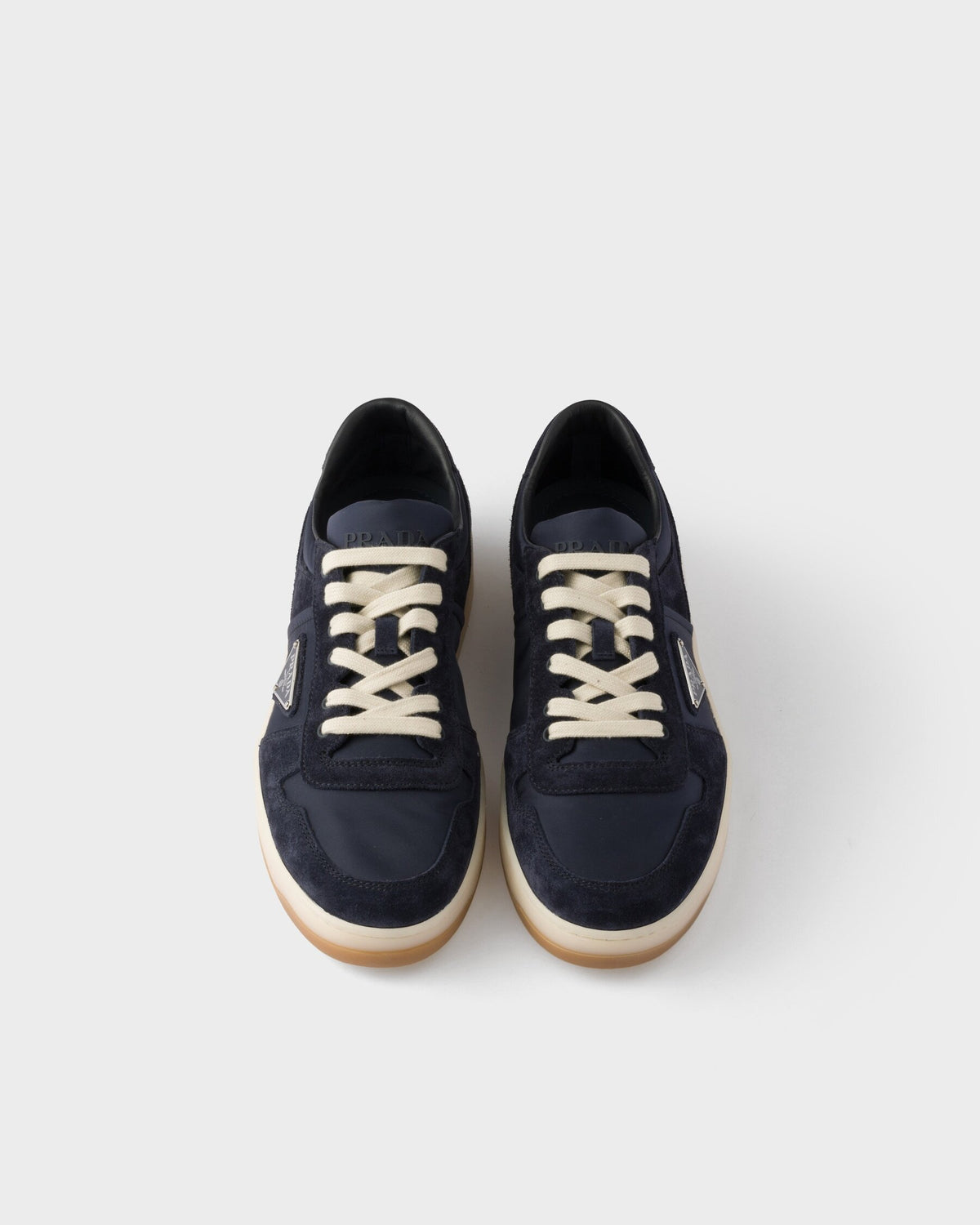 Winniemodo,Winniemodony,Prada 2EE364,Prada downtown re-nylon sneakers,Prada downtown sneaker,Prada sneaker blue suede,Prada s
