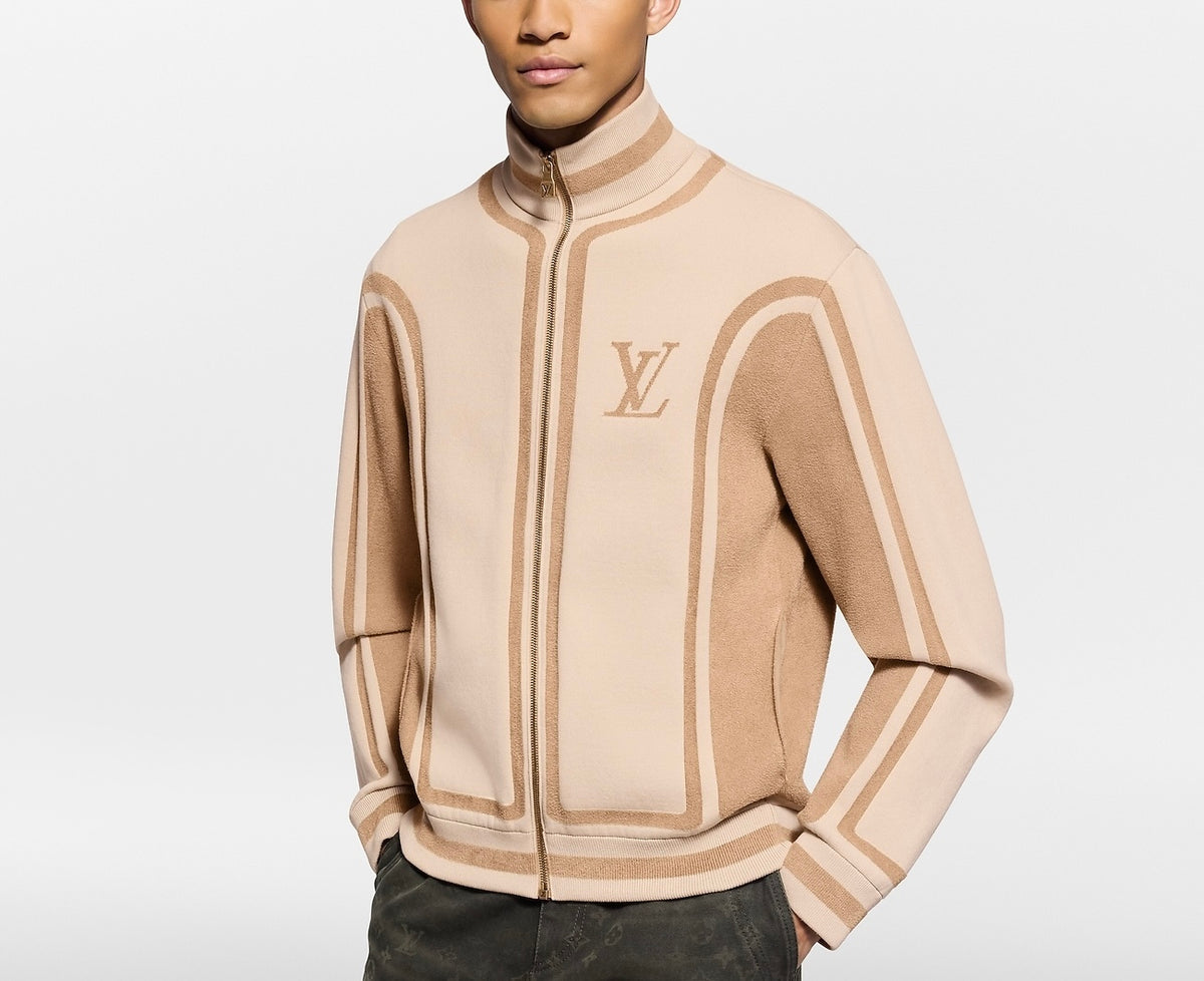 Winniemodo,Winnie modo,Winniemodony,Louis Vuitton 1AJBSH,LV 1AJBSH,Louis Vuitton knit jacket,LV knit jacket,Louis Vuitton zip