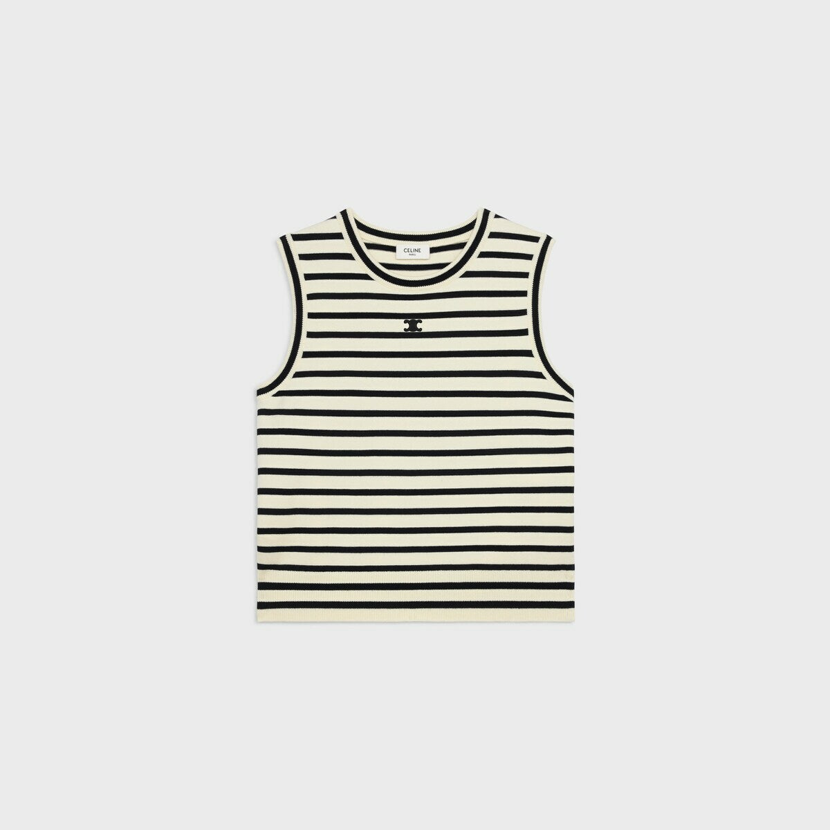 Celine RY04W0101.60EB,Celine triomphe vest,Celine triomphe top,Celine triomphe marine vest,Celine marine vest,Celine marine S