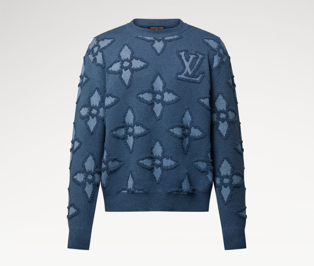 LV 1AGJRD,Louis Vuitton 1AGJRD,LV crewneck,Lv sweater,LV knitwear,LV pullover,LV cotton sweater,LV pullover mens,LV pullover