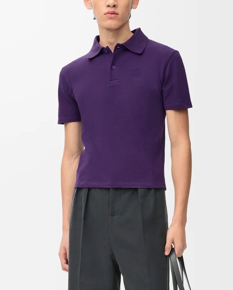 Loewe H526Y23X74,Loewe polo shirt, Loewe polo shirt mens,Loewe polo shirt green,Loewe polo shirt purple,Loewe mens polo shirt