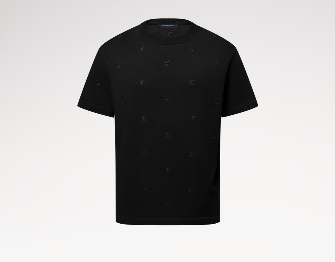 Louis Vuitton 1AHVPS,LV 1AHVPS,Louis Vuitton blason embroidered short sleeved,LV embroidered short sleeved,Louis Vuitton embr