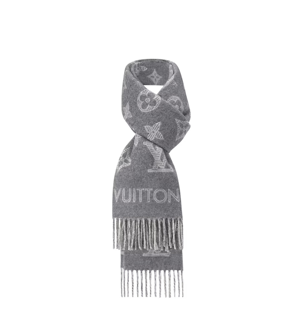 Winniemodo,Winniemodony,Louis Vuitton M79126,LV M79126,Louis Vuitton monogram scarf,Louis Vuitton monogram scarf grey,Louis V