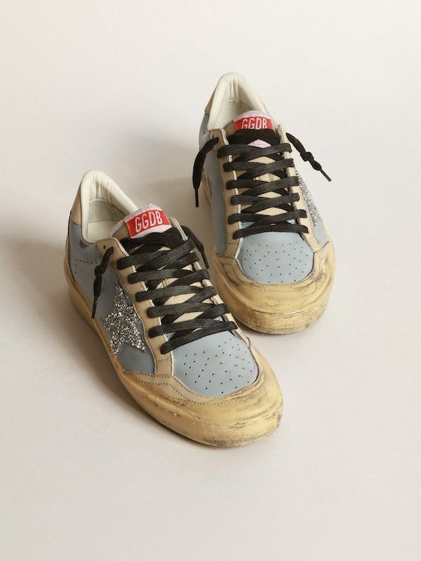 Golden Goose Ball star lab in smoky with crystal star,Golden Goose on sale,Golden Goose online shop,Golden Goose outlet,Golde