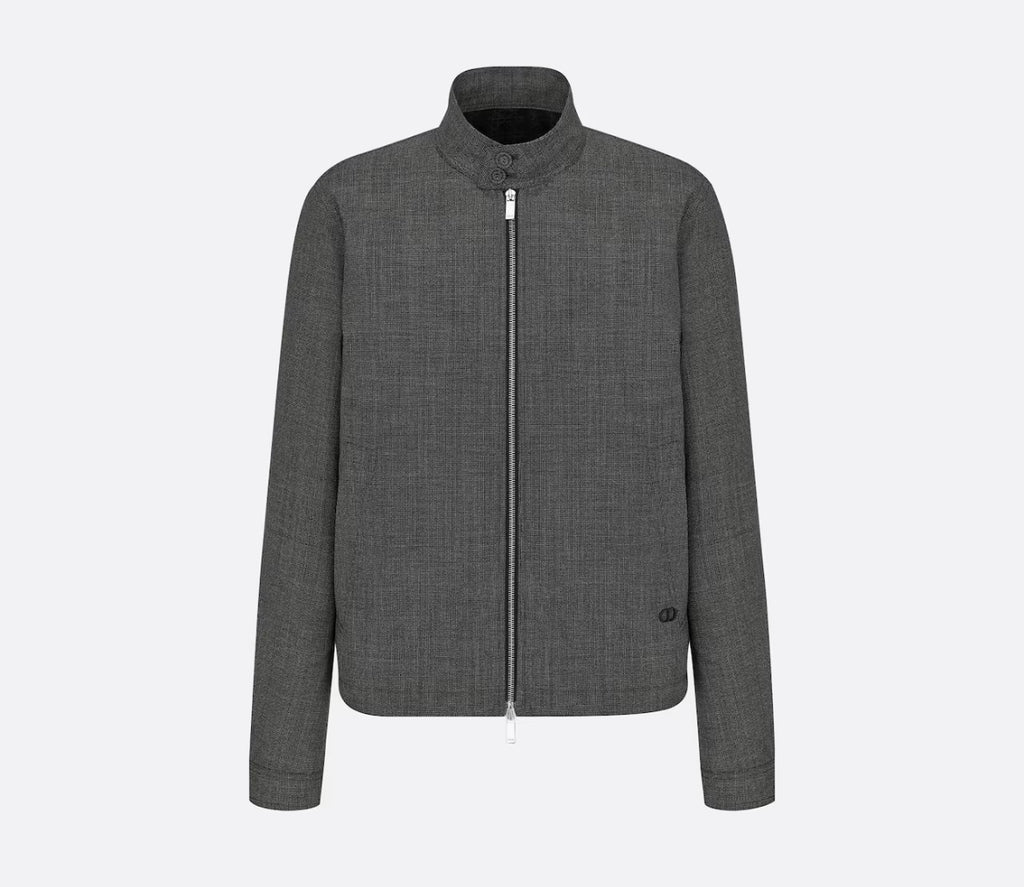 Dior micro houndstooth harrington shaped blouson,Dior jacket online shop ,Dior jacket on sale,Dior Outlet, Dior men's jacket,