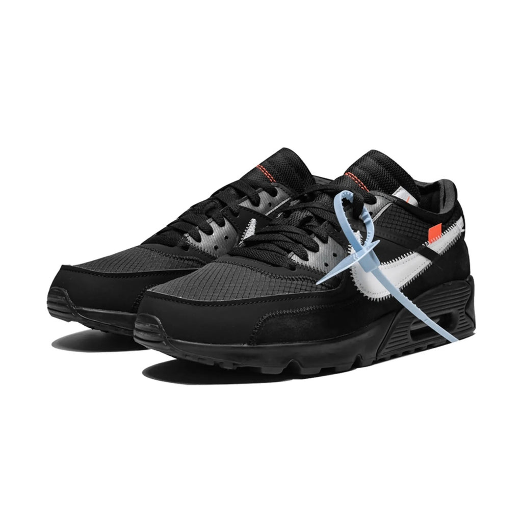 Nike Off-White Air Max 90 the ten sneakers,Off white x Nike Air Max 90 the ten ow sneaker,Off white Nike air max 90 black sne