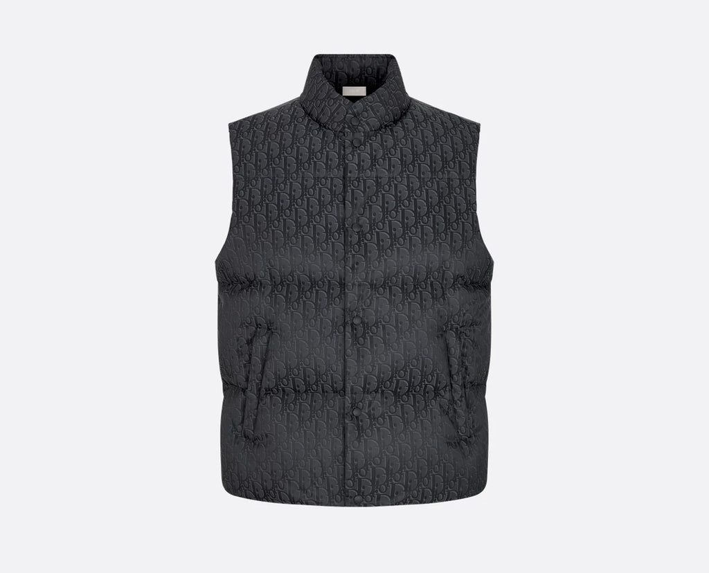 Winniemodo,Winniemodony,Dior 513C415B3093,Dior oblique down vest,Dior monogram down vest,Dior down vest black,Dior down vest