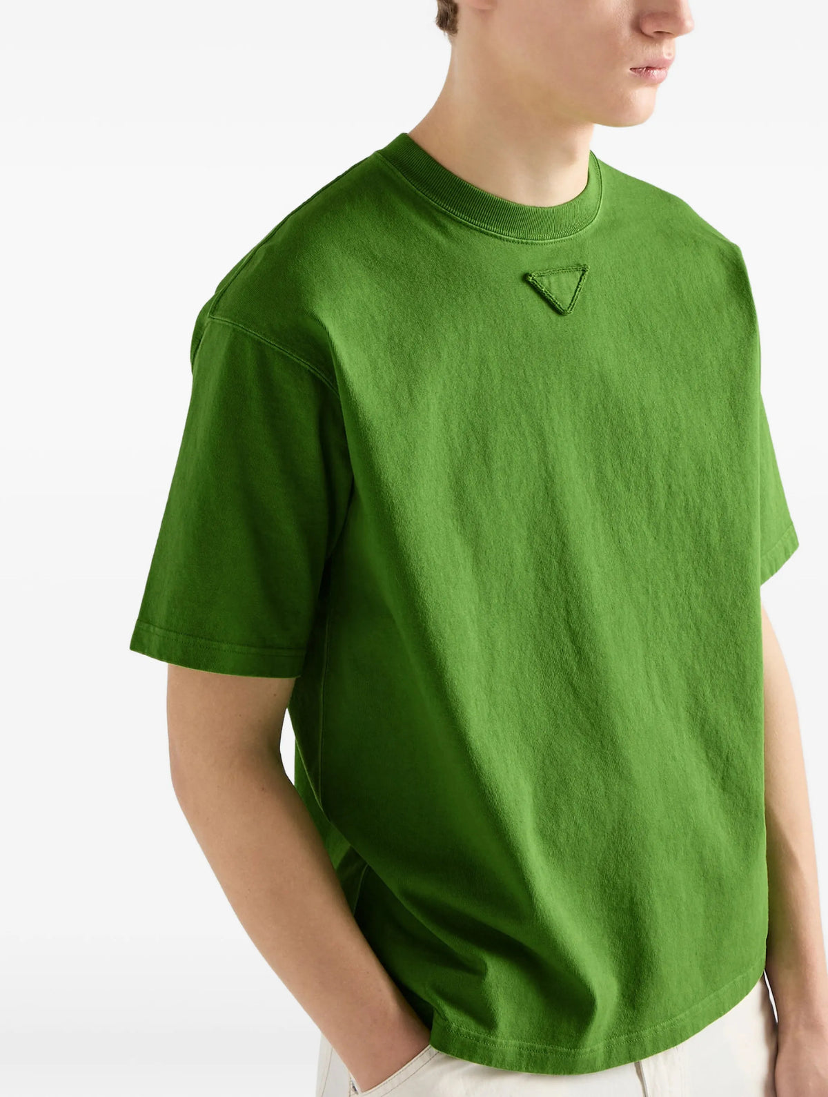 Winniemodo,Winniemodony,Prada UJN986,Prada T-shirt green,Prada tee women,Prada t-shirt men sale,Prada t-shirt men,Prada tee m
