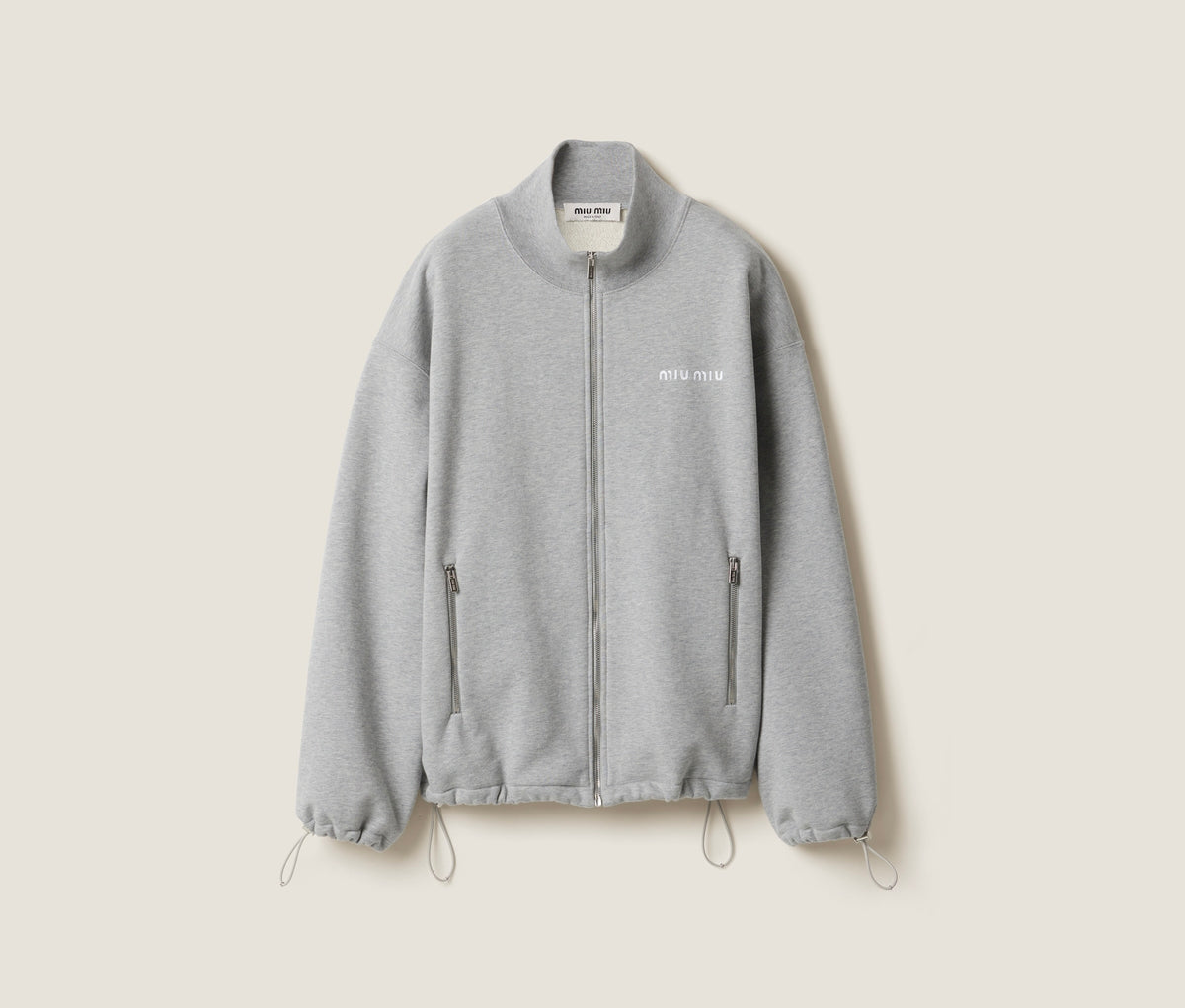 Winniemodo,Winnie modo,MIU MIU MJL042,Miu Miu fleece zipper sweatshirt,Miu Miu fleece jacket,MIU MIU jacket,MIU MIU jacket sa