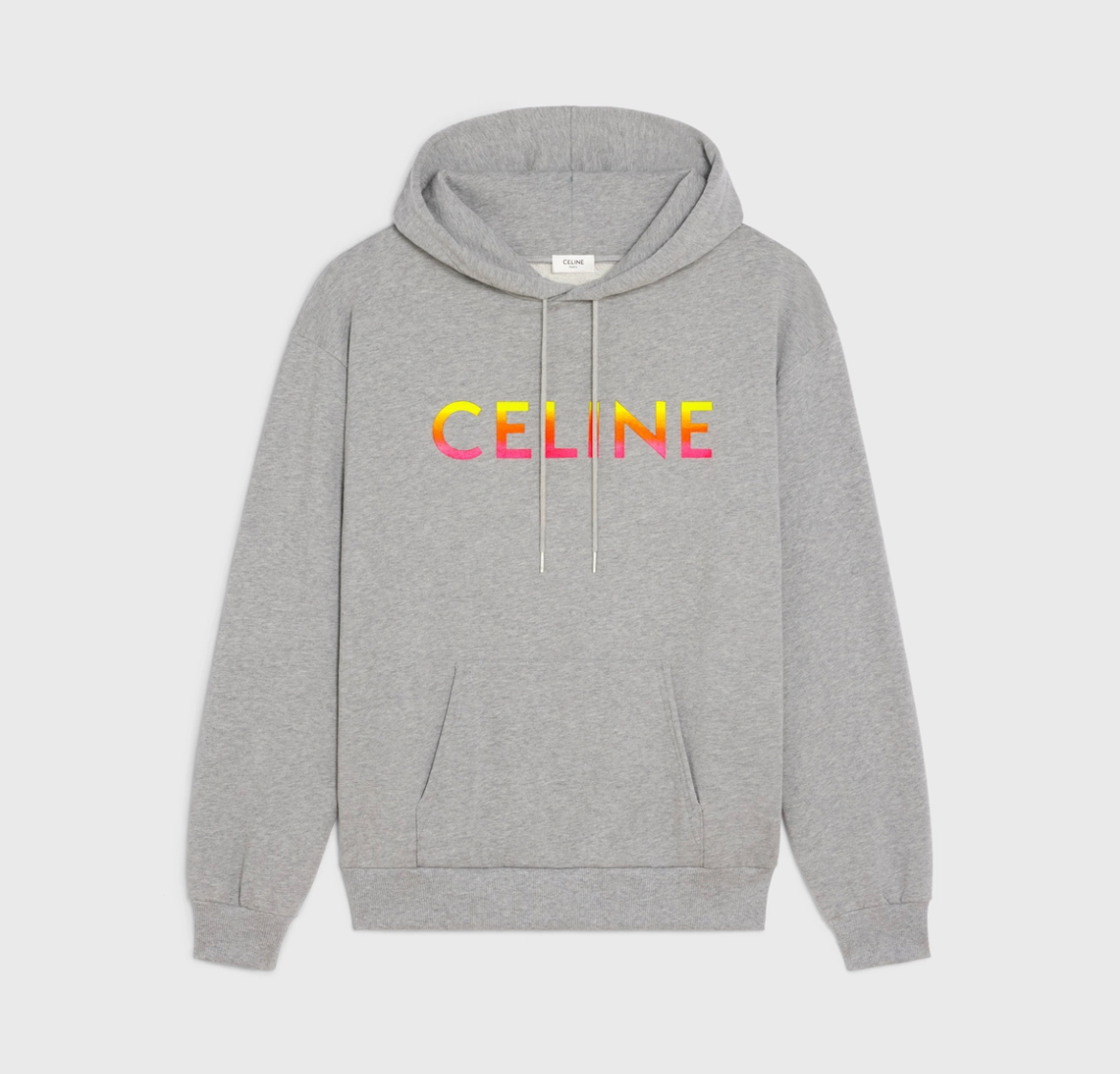 Celine loose hoodie in cotton fleece