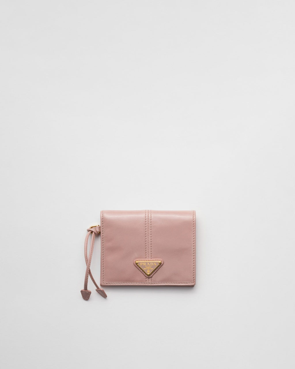 Prada 1MV204,Prada small leather wallet,Prada pink leather wallet,Prada small wallet womens,Prada wallet,Prada leather wallet