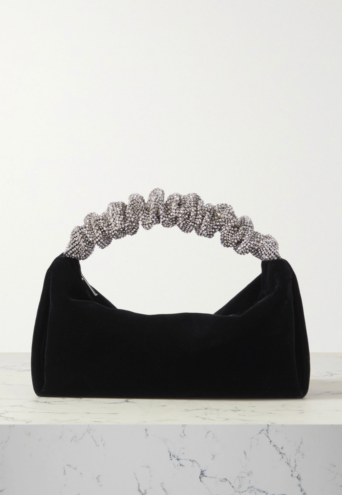 Alexander Wang mini crystal embellished velvet tote