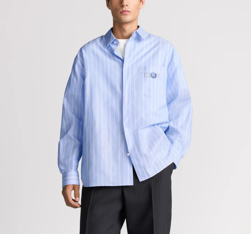 Dior 583C559A3006,Dior Hylton Nel oversized shirt,Dior Hylton Nel shirt,Dior Hylton Nel striped shirt,Dior Hylton Nel shirt m