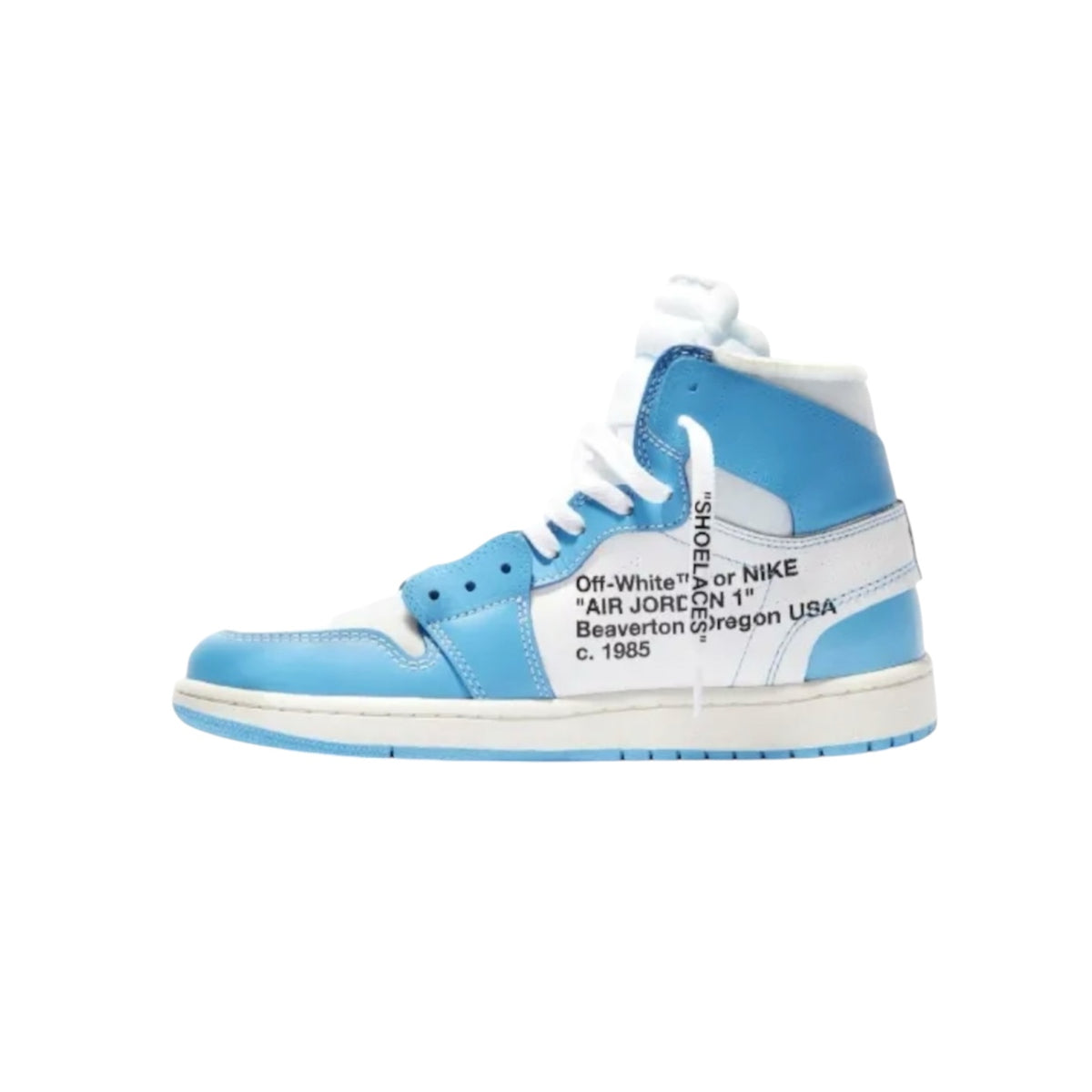 Winniemodo,Winnie modo,Air Jordan 1 Retro High "Off-White UNC" sneakers,Air Jordan x Off white sneaker,Air Jordan x off white