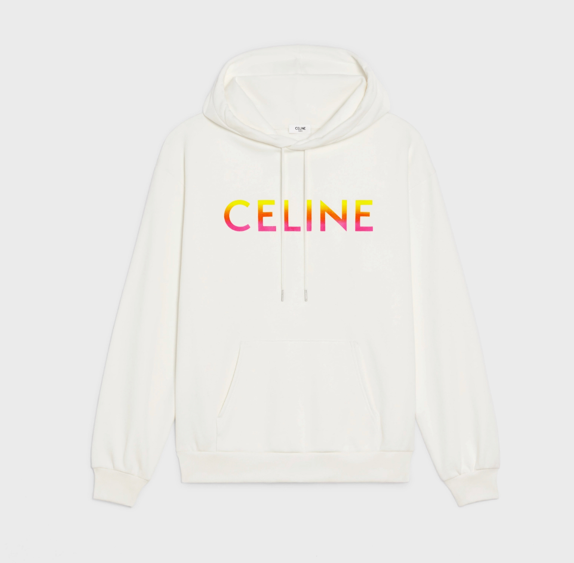Celine loose hoodie in cotton fleece